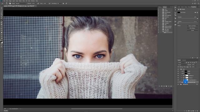 Уроки Фотошопа ? Как изменить цвет глаз ? Быстрый способ смотреть онлайн