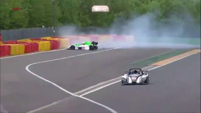 Radical European Masters 2016. Circuit de Spa-Francorchamps Race 1. Crash смотреть онлайн
