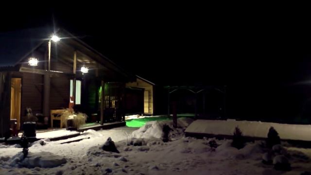 освещение на даче теплый объемный свет даже зимой )Влог смотреть онлайн