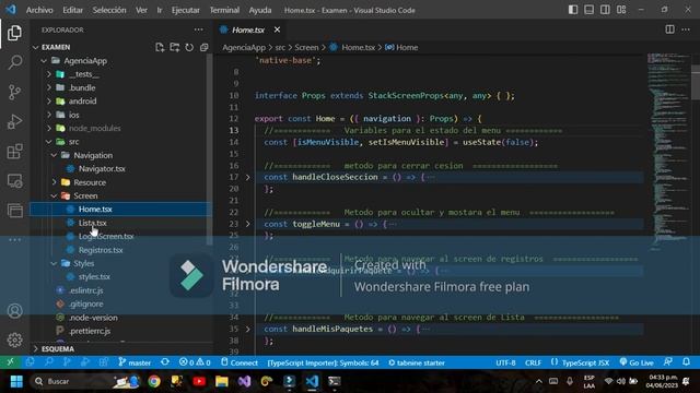 Tarea de APP Con Base de datos React native смотреть онлайн