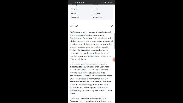 La Haine Full Movie Story , Facts And Review / Vincent Cassel / Hubert