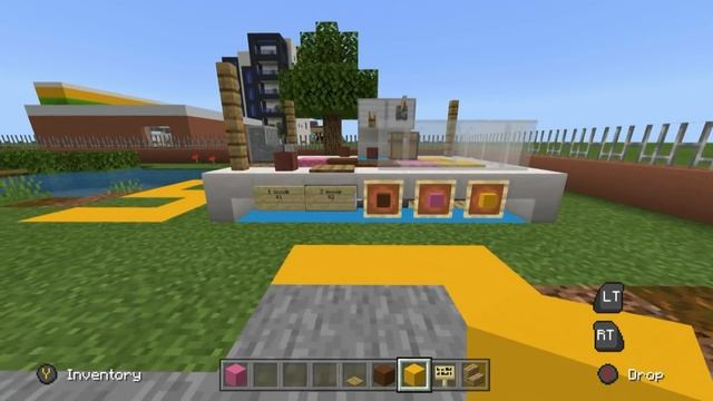 Minecraft Tutorial: How To Make A Ice Cream Stand "2019 City Tutorial" смотреть онлайн