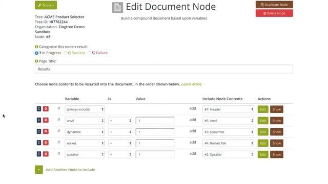 Zingtree: Document Nodes смотреть онлайн