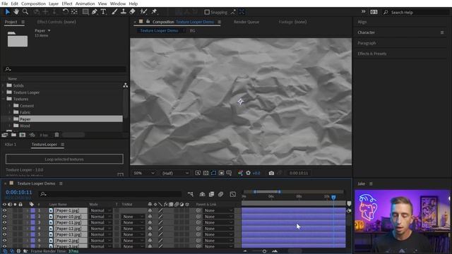 Texture Looper \\ The EASIEST Way To Animate Textures In After Effects