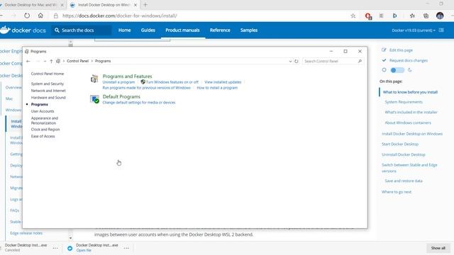 Installation of Docker in Windows 10 смотреть онлайн