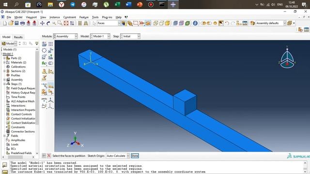 Грамотное построение балки с грузом в Abaqus смотреть онлайн