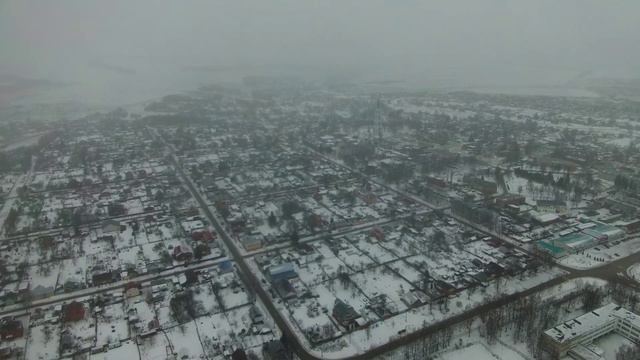 Венёв с высоты птичьего полета. Снято на hubsan zino 2 plus в 4к. смотреть онлайн