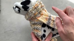 Самый простой и легкий в исполнении свитер для собаки