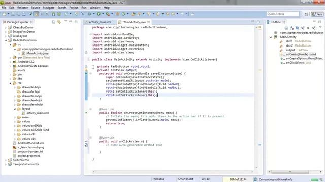 Radio Button in Android смотреть онлайн
