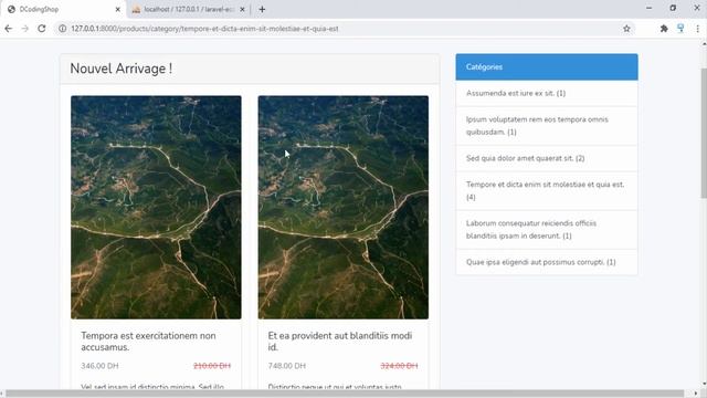 Laravel Ecommerce Website Darija -8- (display product details) смотреть онлайн