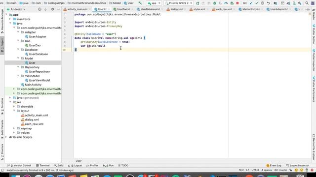 MVVM with RoomDatabase and Kotlin Coroutines - Note App Introduction part -0 in hindi смотреть онлайн