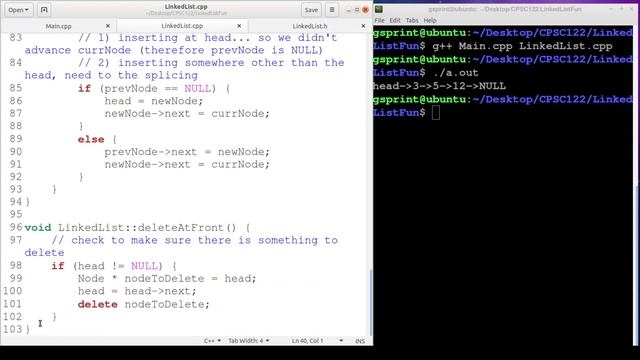 How to Delete a Node from the End of a Linked List смотреть онлайн