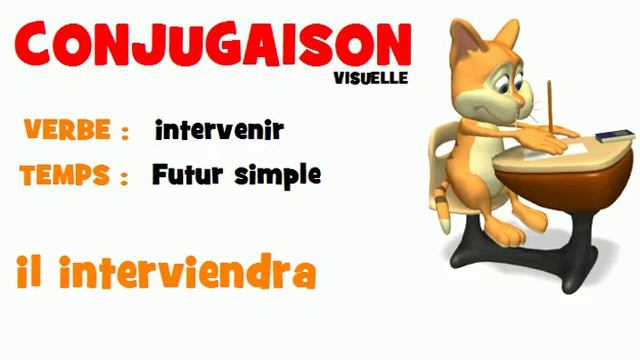 CONJUGAISON = intervenir = Futur simple смотреть онлайн