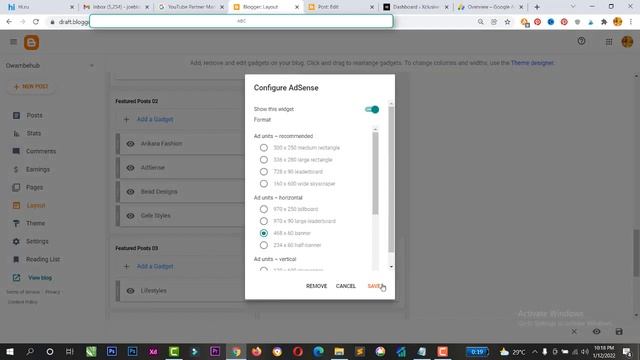 How To Place ADSENSE Ads On Blogger & WordPress Display Ads | In Feed | In Article | Matched Conten смотреть онлайн