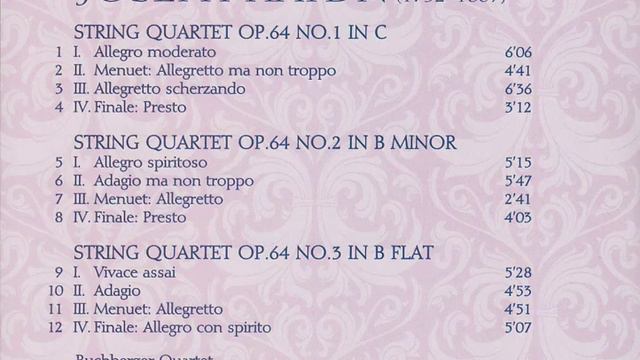 Haydn Edition - Joseph Haydn, String Quartets Op. 64 Nos. 1-3