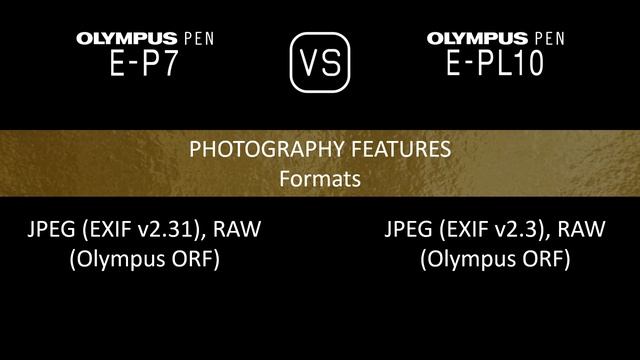Olympus PEN E-P7 vs. Olympus PEN E-PL10: A Comparison of Specifications смотреть онлайн