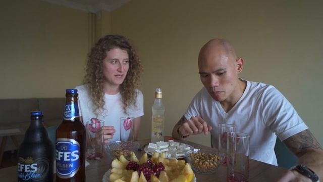 Trying Turkish Alcohol Raki | Tasting Raki for the First Time | Turkish Food Tour смотреть онлайн