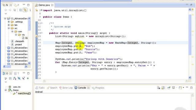 VTC Player Advanced Java Programming Java SE 7, Defining Simple Generics смотреть онлайн