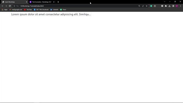text truncation in bootstrap 5 tutorial in bangla || bootstrap full course bangla смотреть онлайн