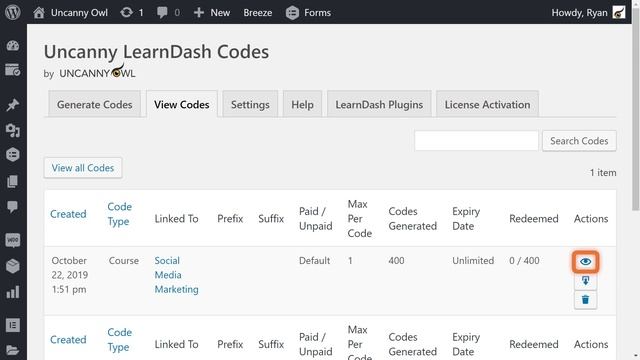 Uncanny LearnDash Enrollment Codes Plugin Overview смотреть онлайн