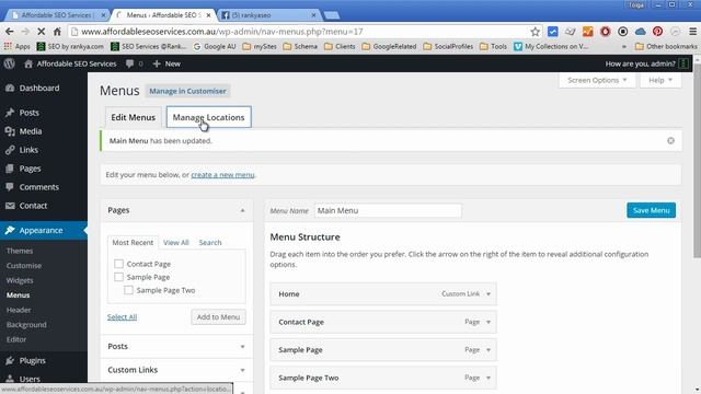14 wordpress navigation menu смотреть онлайн