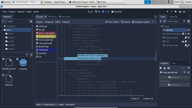Godot Engine - Geração de mundo 2D(Parte2) - SubBiomas смотреть онлайн