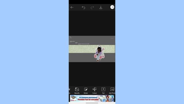 HOW TO MAKE A YOUTUBE BANNER ON MOBILE || Beginner tutorial || OceanSkii RoBloxx смотреть онлайн