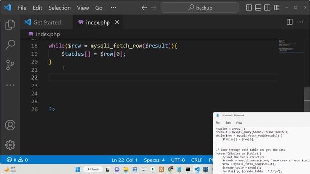 PHP 7 Script to Backup MySQL Database and Download it as SQL File in Browser смотреть онлайн
