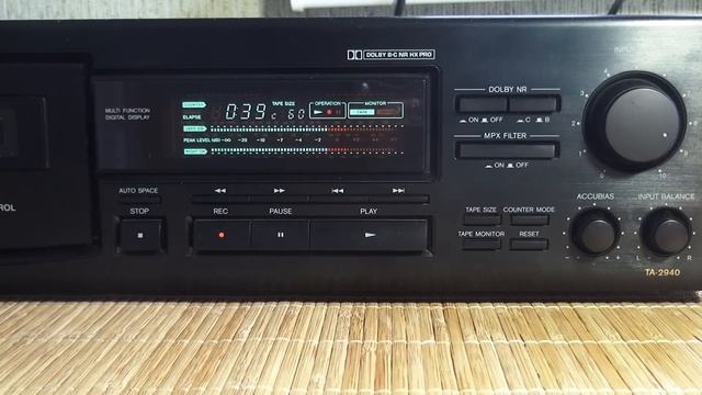 ONKYO TA-2940. Тест кассет. #audiocassette