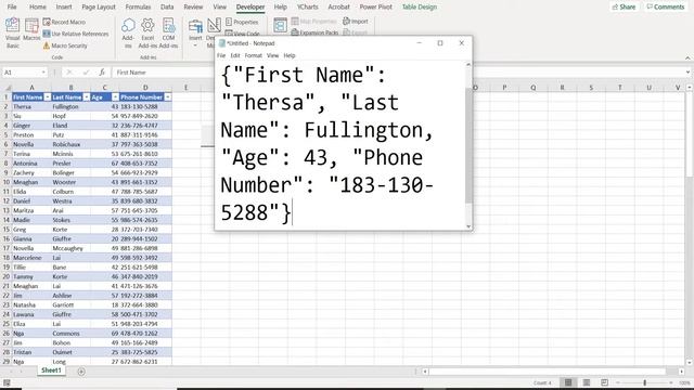 Save Excel Table to a JSON File with Simple VBA Macro смотреть онлайн