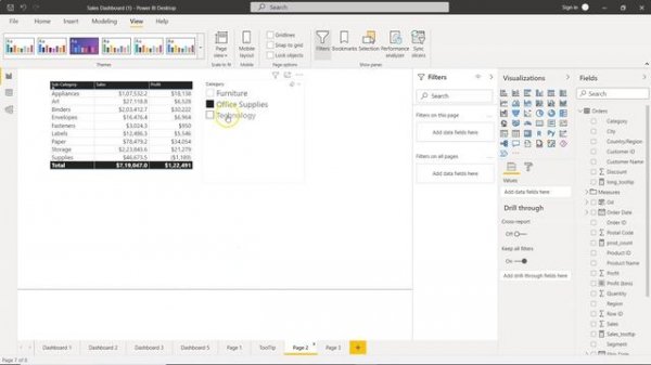 Power BI Hidden Filters and How to View them | Power BI Selection Panel