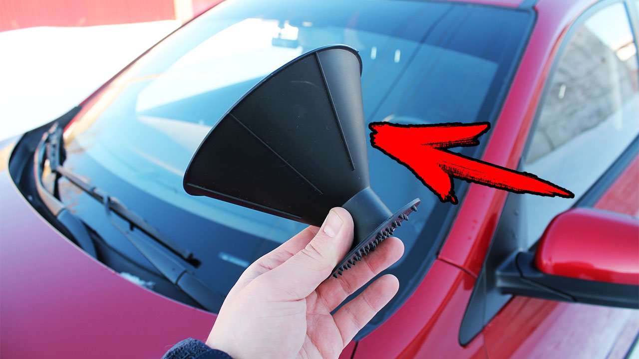 Круглый скребок для стекла автомобиля смотреть онлайн