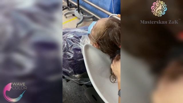 Японская завивка ? Aqua Lucicare ? на сильно поврежденные волосы. смотреть онлайн