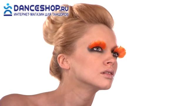 Ресницы оранжевые перья BL601 смотреть онлайн