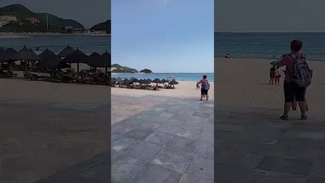 Остров Хайнань в 2019 г. Пляж. Бухта Дадунхай. Сентябрь. смотреть онлайн