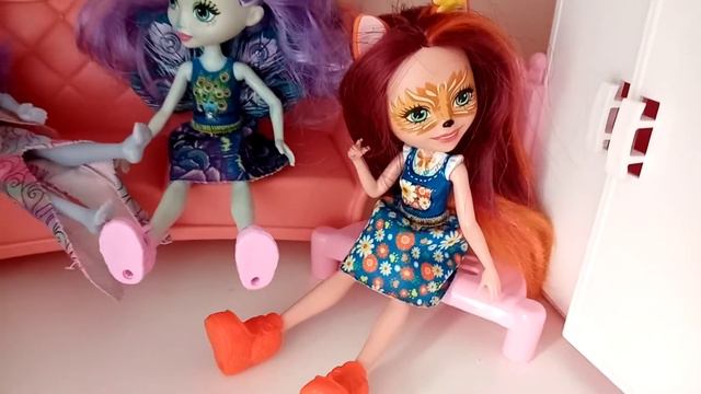 Моя новая кукла Enchantimals зайка. смотреть онлайн