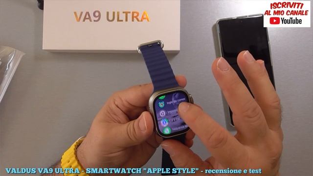 VA9 ULTRA SMARTWATCH CLONE APPLE WATCH ULTRA - RECENSIONE COMPLETA смотреть онлайн