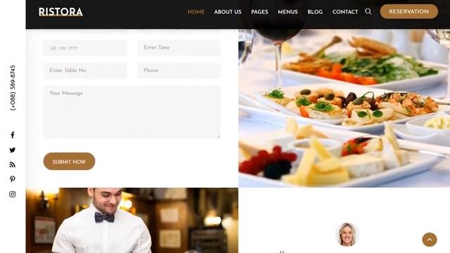 Ristora - Restaurant and Food WordPress Theme смотреть онлайн