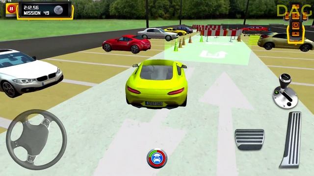 Multi Level 4 Parking #2 - Green Sports Car Driving Games Android iOS Gameplay смотреть онлайн