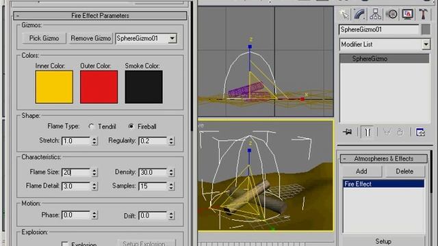 Как создать эффект огня (fire) в 3ds Max смотреть онлайн