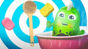 Мультик песенка для детей. Песенки Сина и Ло про купание. Залезай скорее в ванну!