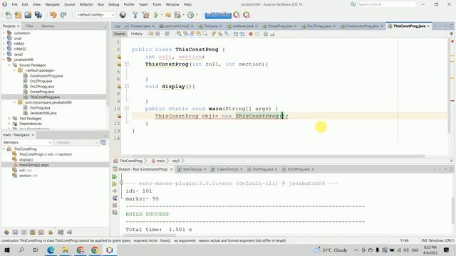 Java Tutorial: Constructor in java | This keyword | Java Development Tutorials #4 kameshwar sah смотреть онлайн