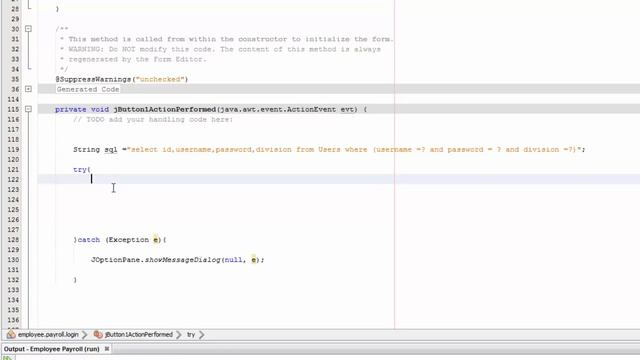 Employee Payroll Management System Using Java Netbeans -Part 3- Login System + Sqlite database смотреть онлайн