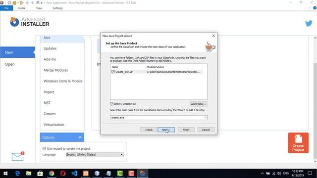 how to create exe file for java project in netbeans by advanced installer software смотреть онлайн