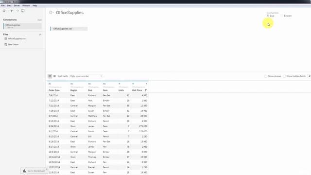 006 Connecting Tableau to a Data File CSV File смотреть онлайн