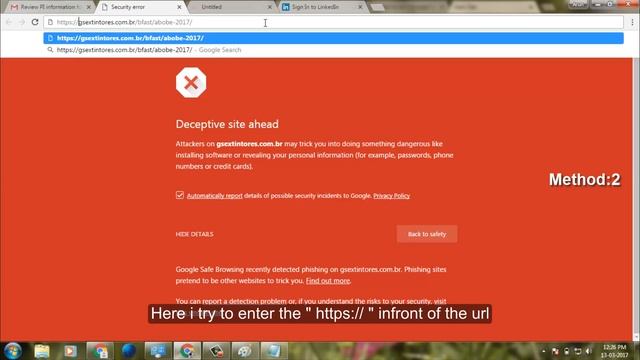 How to fix Deceptive site ahead Error in Google chrome смотреть онлайн