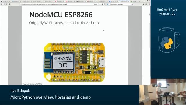 Ilja Etingof – MicroPython overview, libraries and demo смотреть онлайн