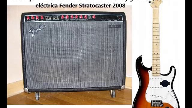 Playing with Fender "The Twin" '88 red knob amp & Stratocaster - La Tierra Esta Llena De Su Gloria смотреть онлайн