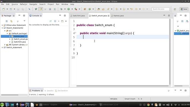 38 Java Switch enum جافا السويتش مع اينام смотреть онлайн