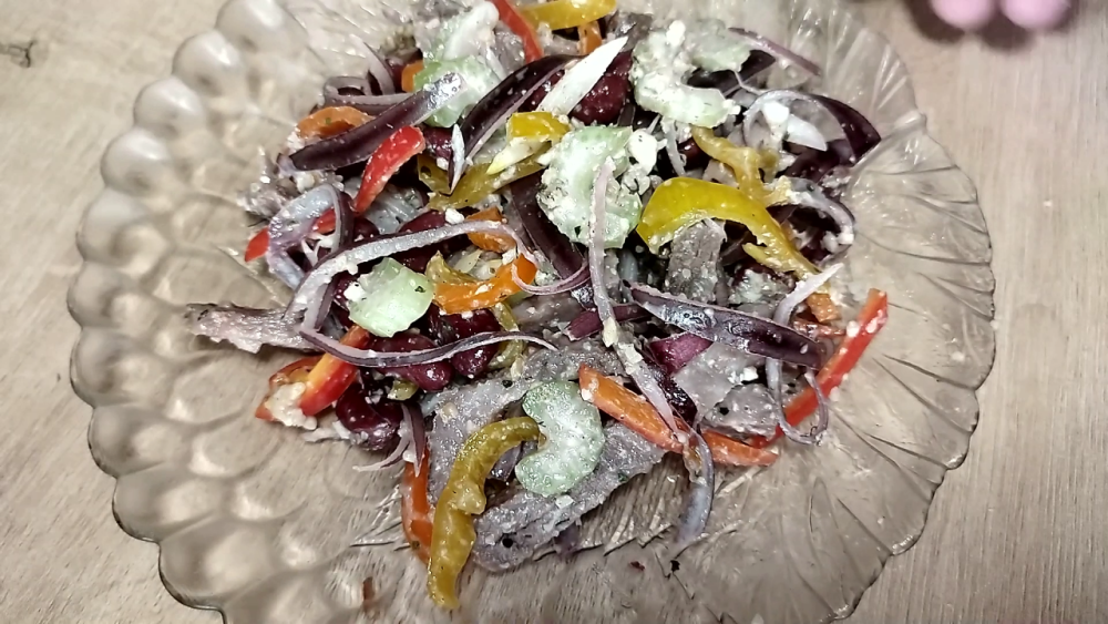 Салат Тбилиси на праздник и на каждый день. Грузинский салат с говядиной и фасолью смотреть онлайн